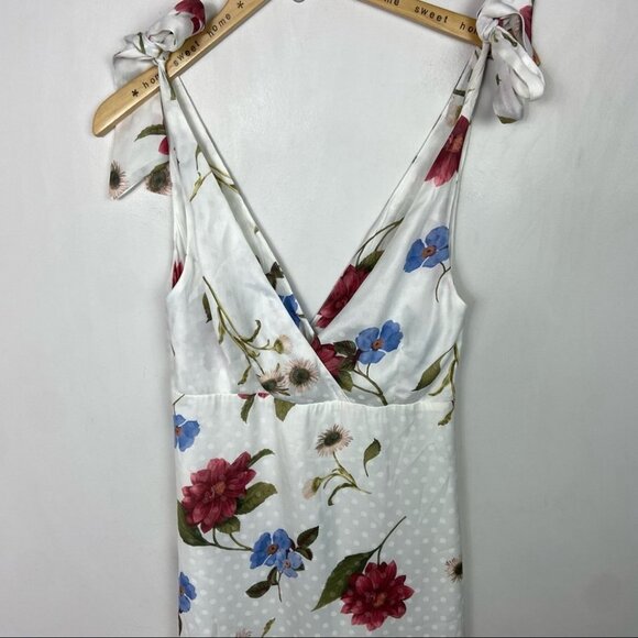 NWT Show Me Your Mumu Silky Arlene Midi Dress Floral Size Small Bohemian Boho S - Picture 7 of 11